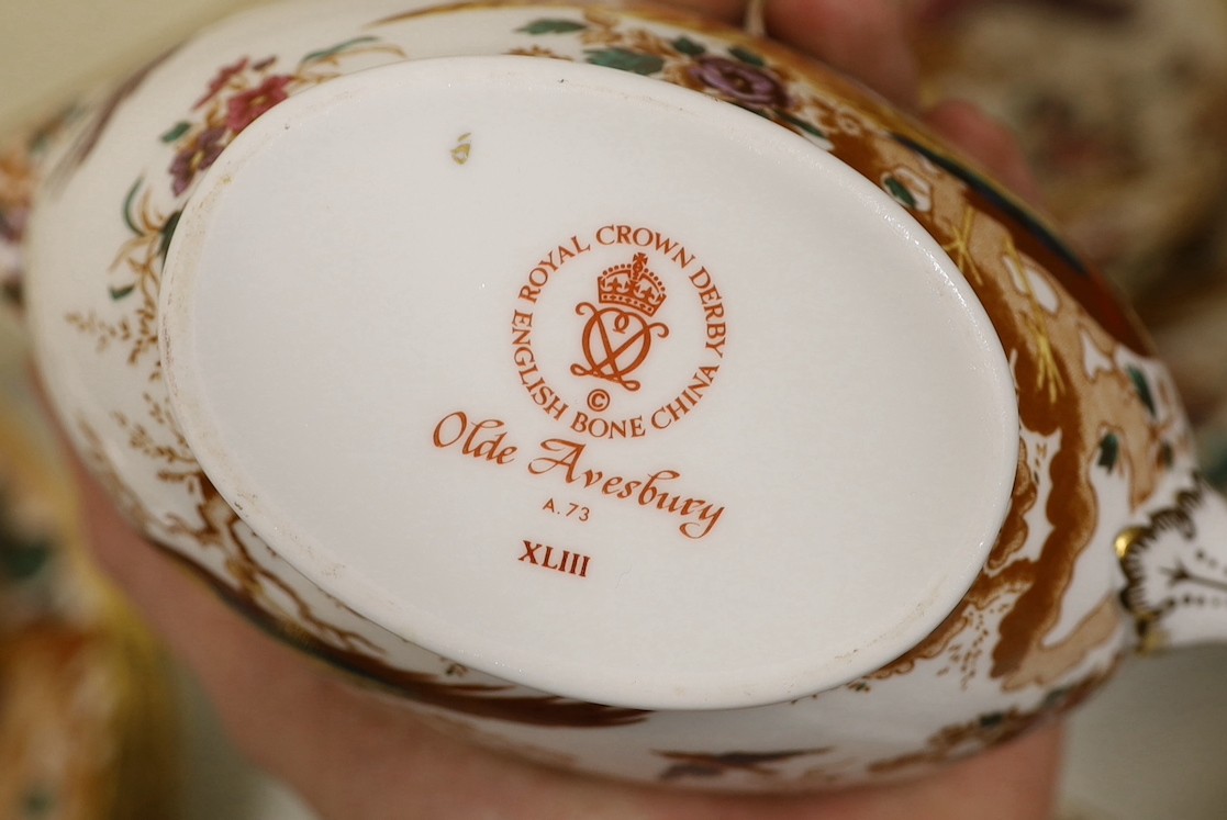 A Royal Crown Derby 'Olde Avesbury' part dinner service